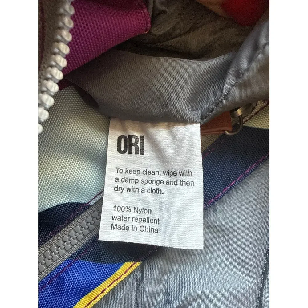 ORI London Bag Co Bantry B Bold Camo Recycled Canvas Backpack Work School Bright